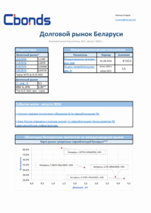 Ежемесячный бюллетень от Cbonds - 1