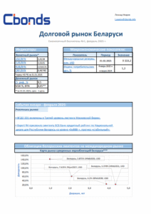 страница 1. Бюллетень Cbonds февраль 2025
