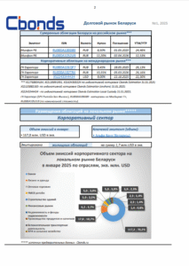 страница 2. Бюллетень Cbonds февраль 2025